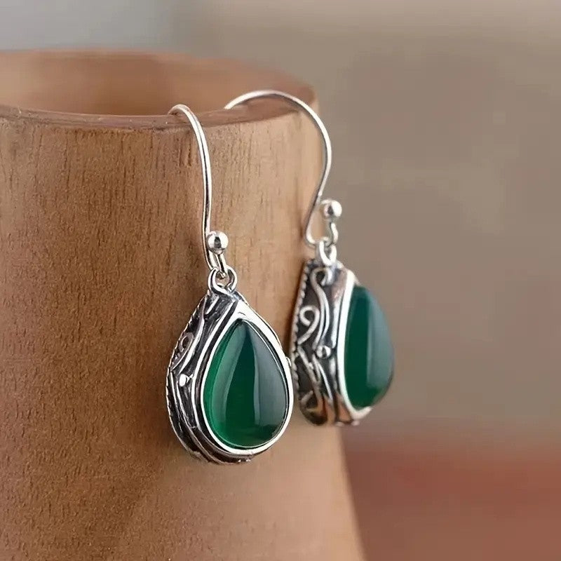 Blue Teardrop Earrings