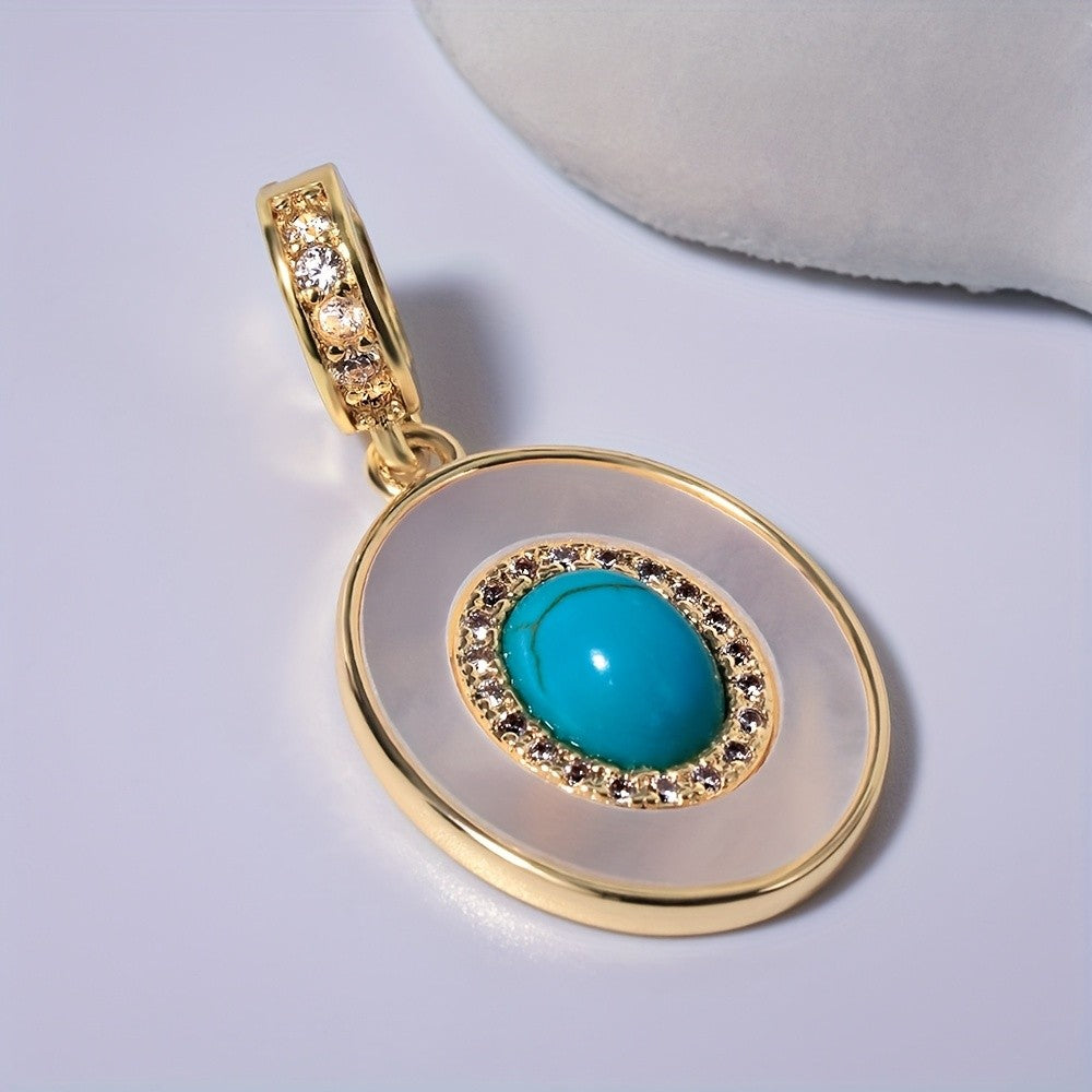 Turquoise Oval Pendant