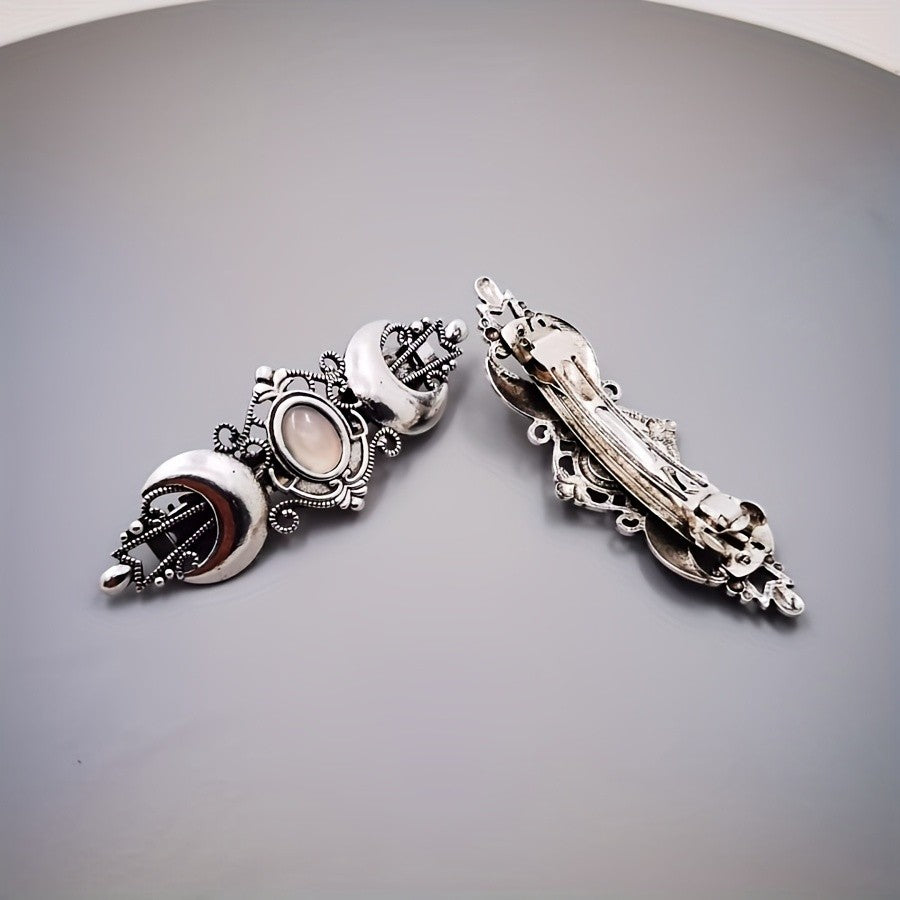 Crescent Moon Hair Clip