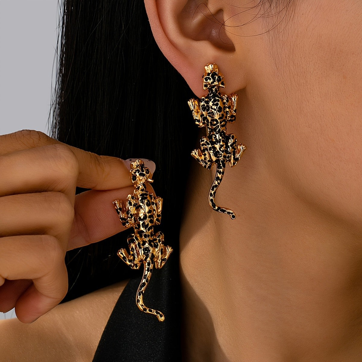 Leopard Statement Earrings