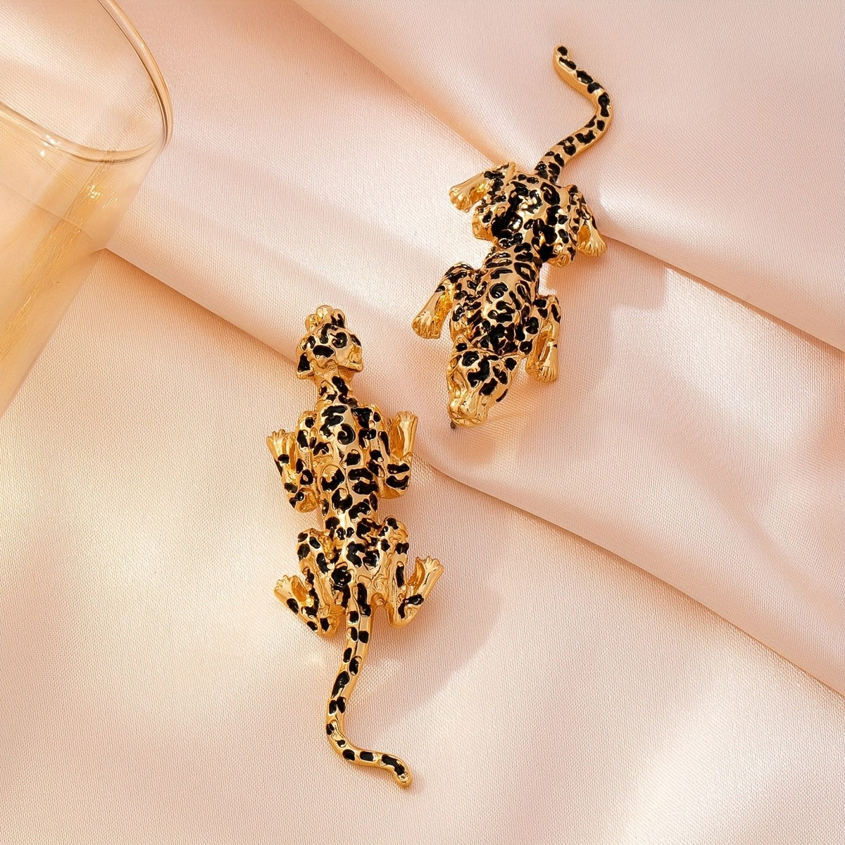 Leopard Statement Earrings