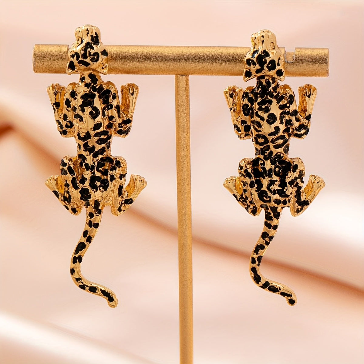 Leopard Statement Earrings