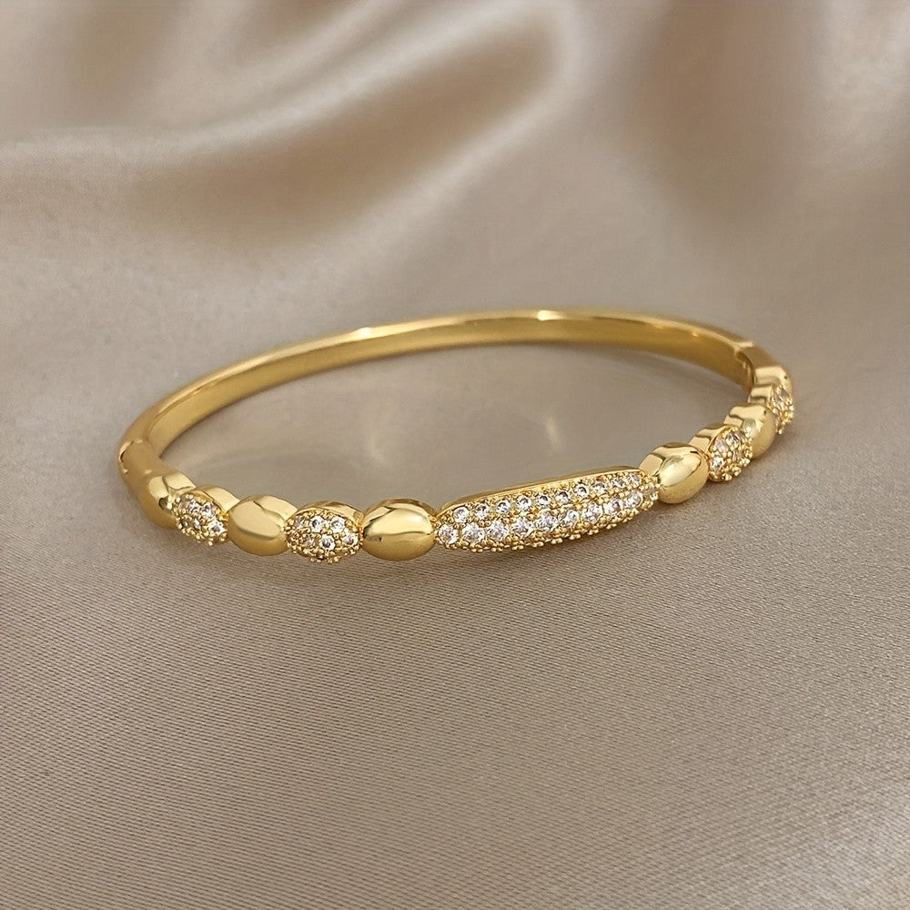 Crystal Oval Link Bracelet