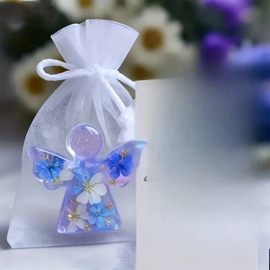 Forget Me Not Angel Acrylic Ornament
