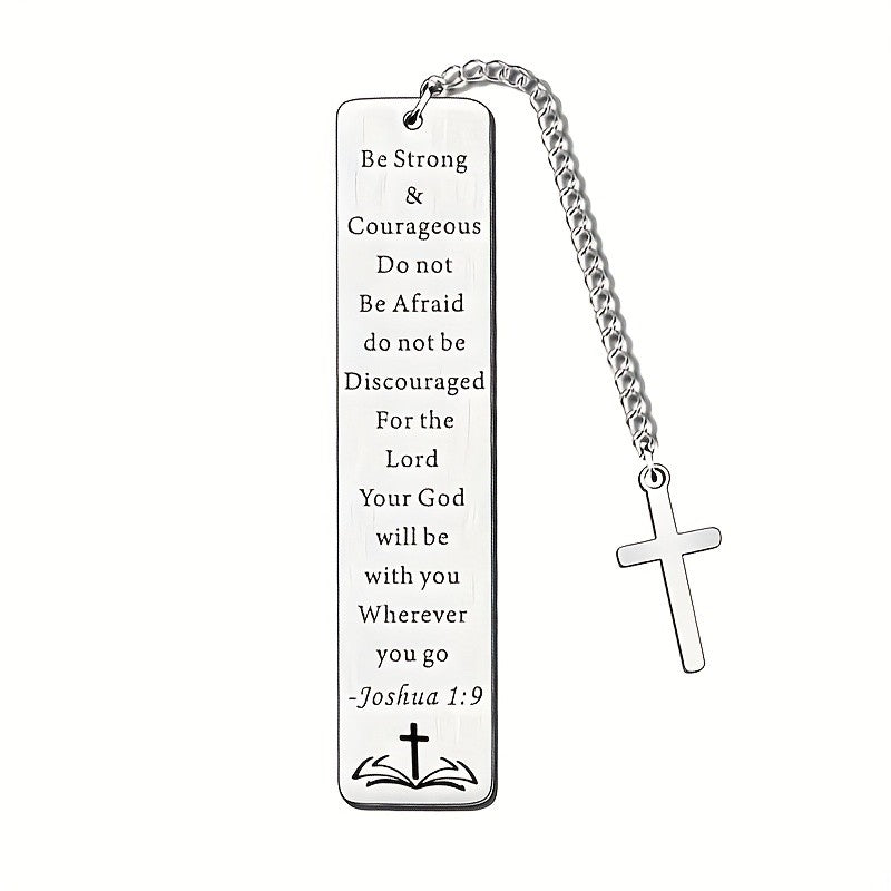 Joshua 1:9 Cross Bookmark