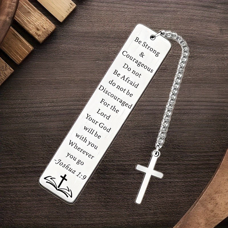 Joshua 1:9 Cross Bookmark