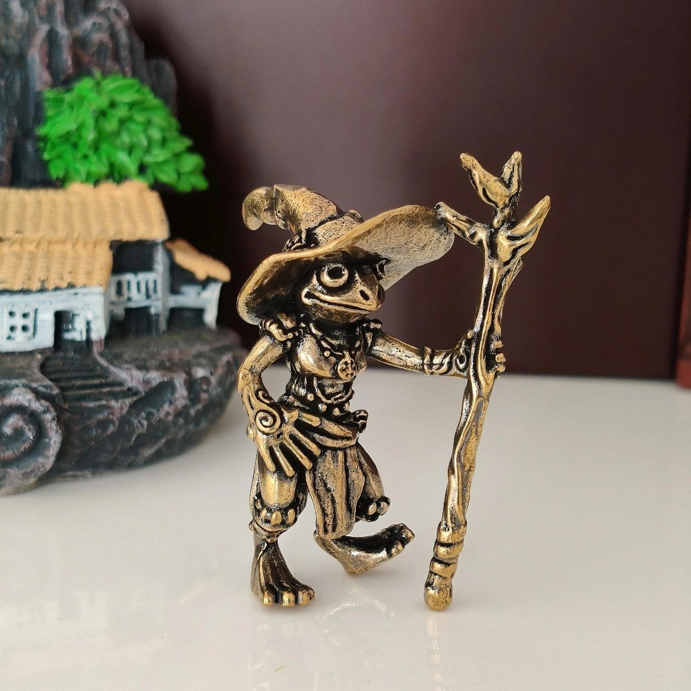 Whimsical Frog Figurine