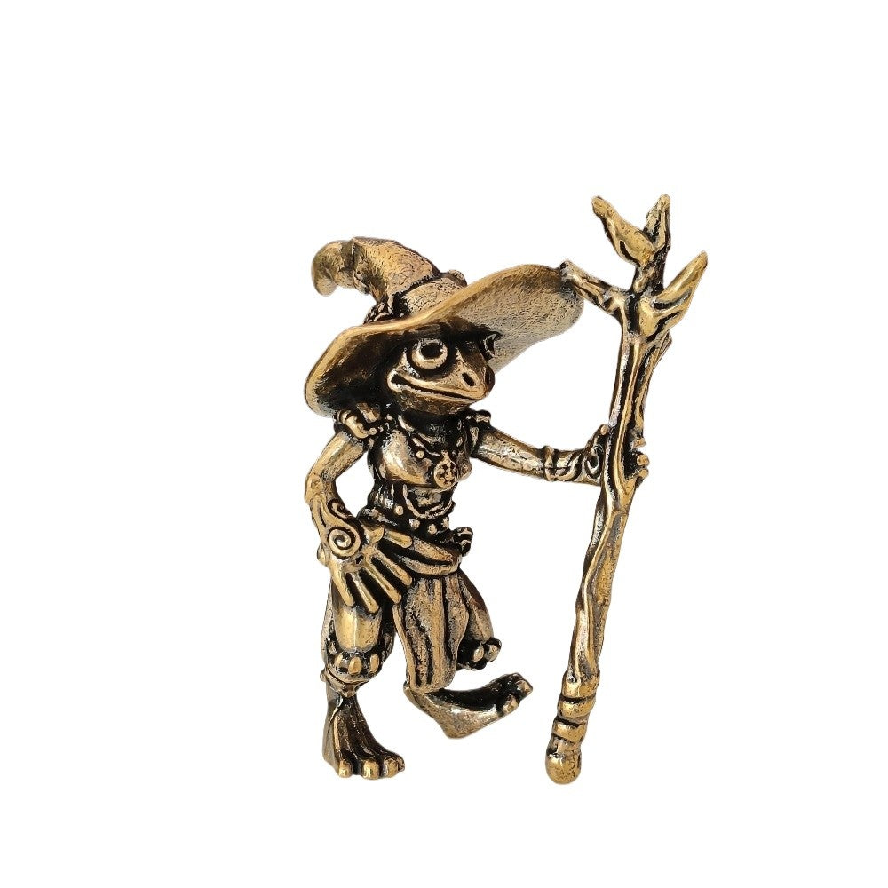 Whimsical Frog Figurine