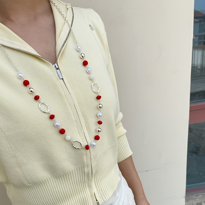 Resin Oval Link Necklace