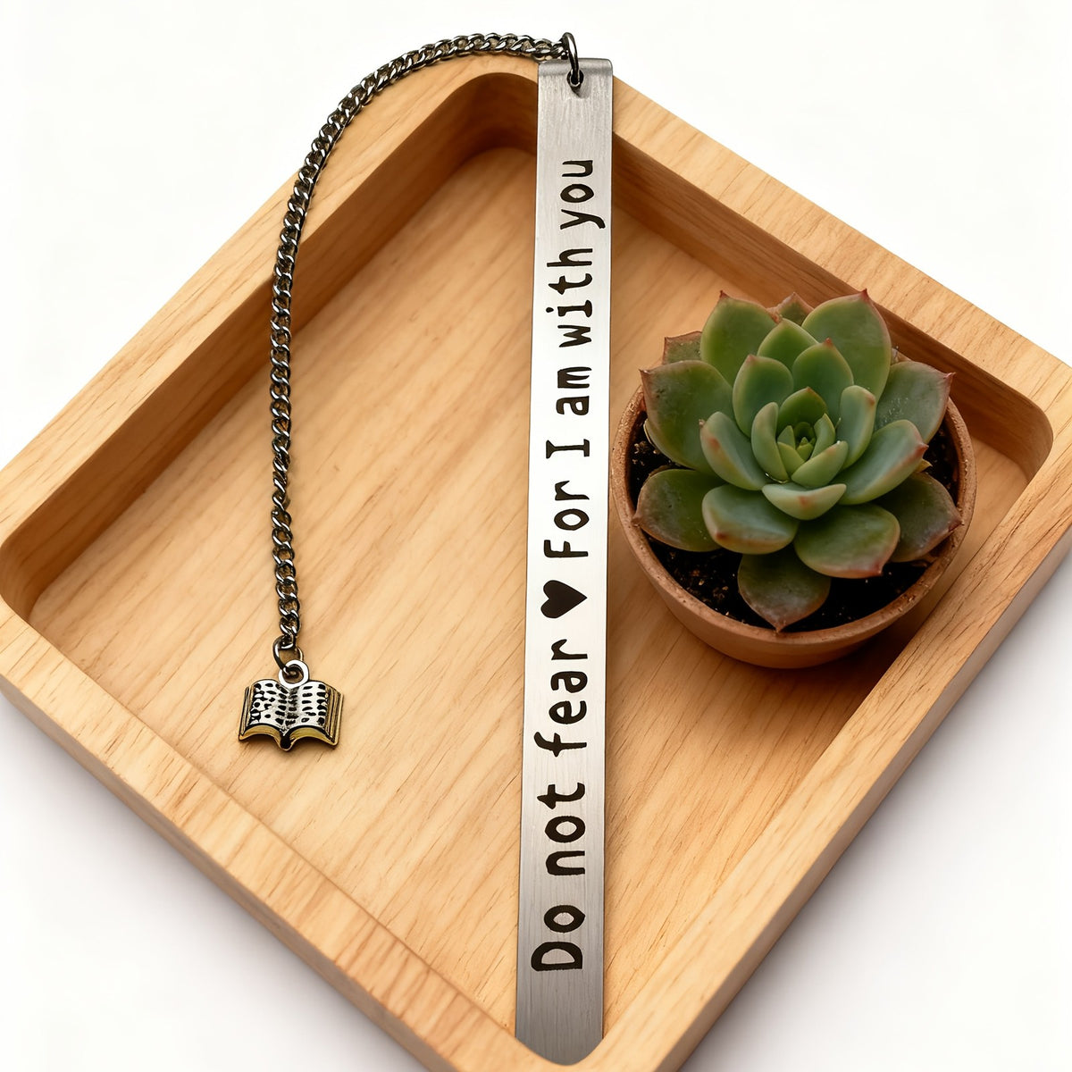 Inspirational Book Charm Bookmark