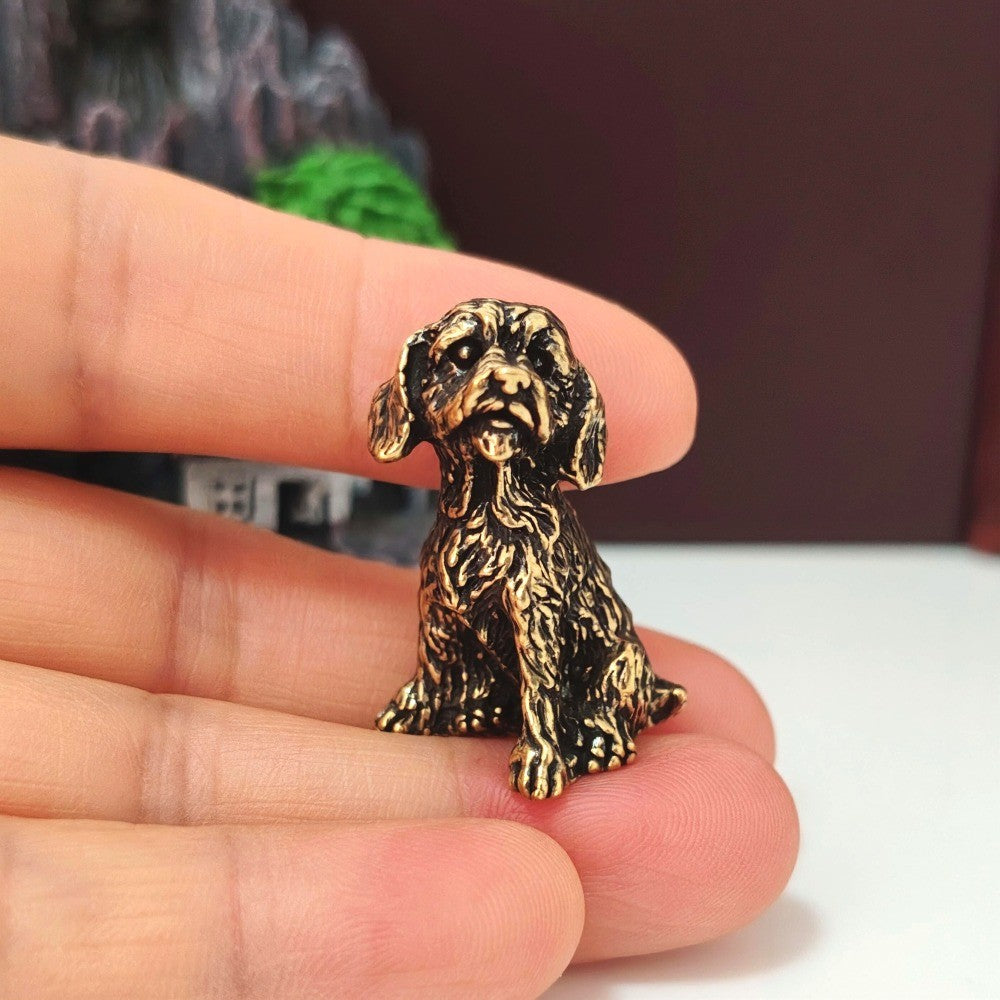 Sitting Dog Figurine