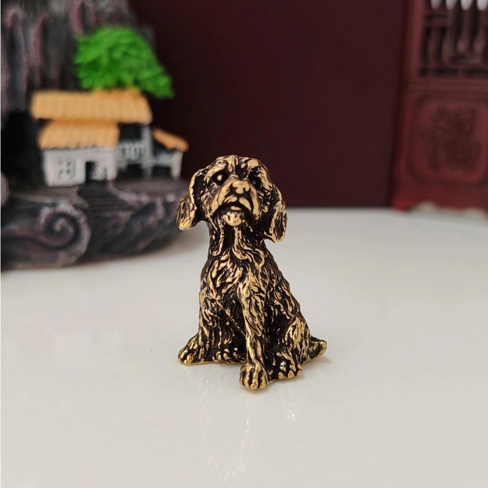 Sitting Dog Figurine