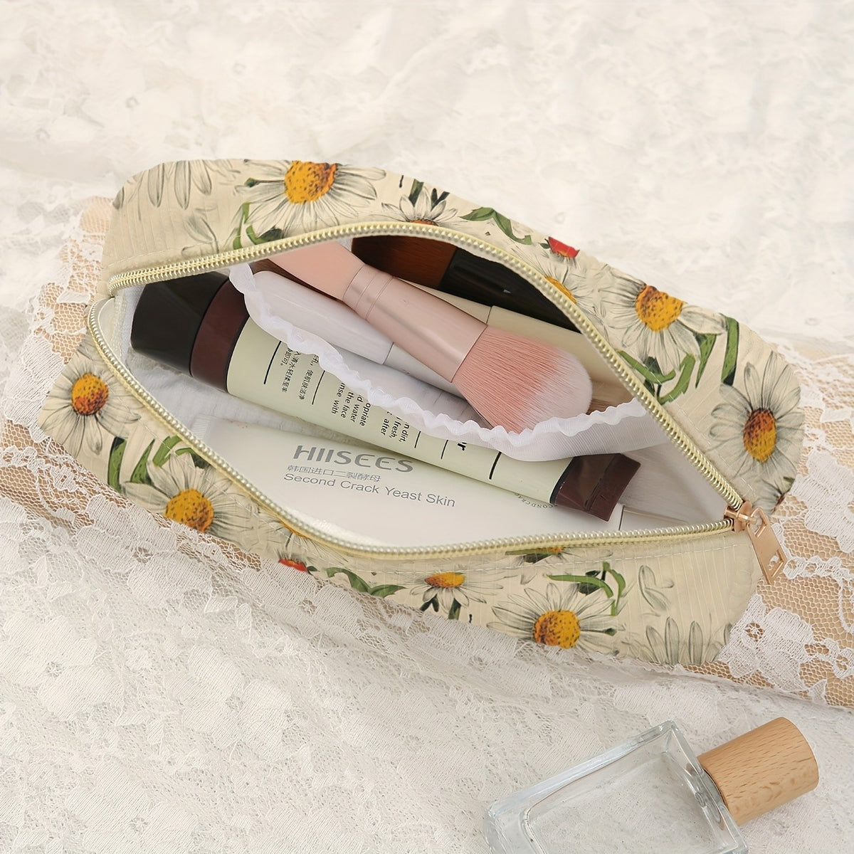 Daisy Ladybug Makeup Bag