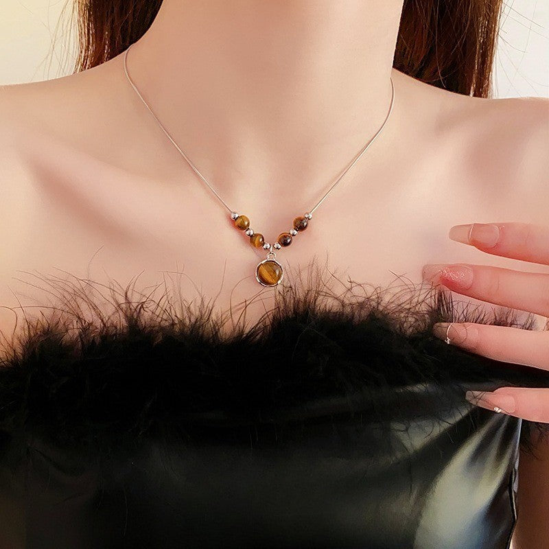 Tiger's Eye Bead Necklace