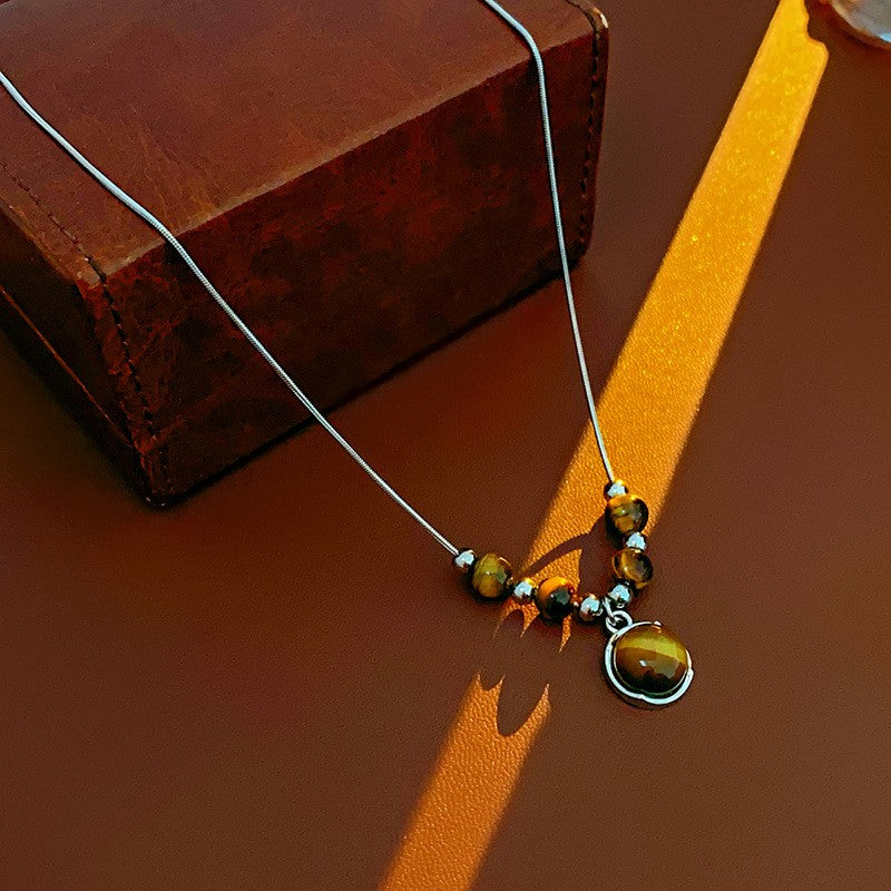 Tiger's Eye Bead Necklace