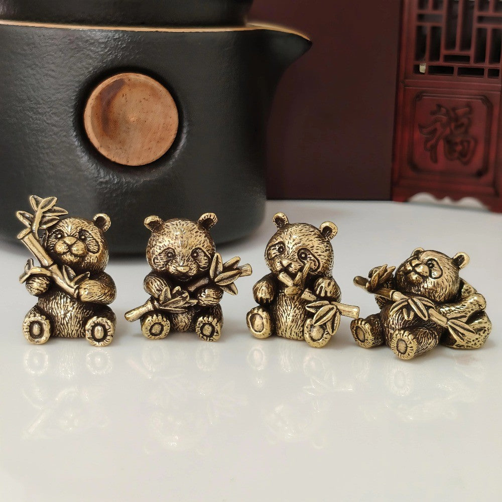 Panda Tea Pet Figurine