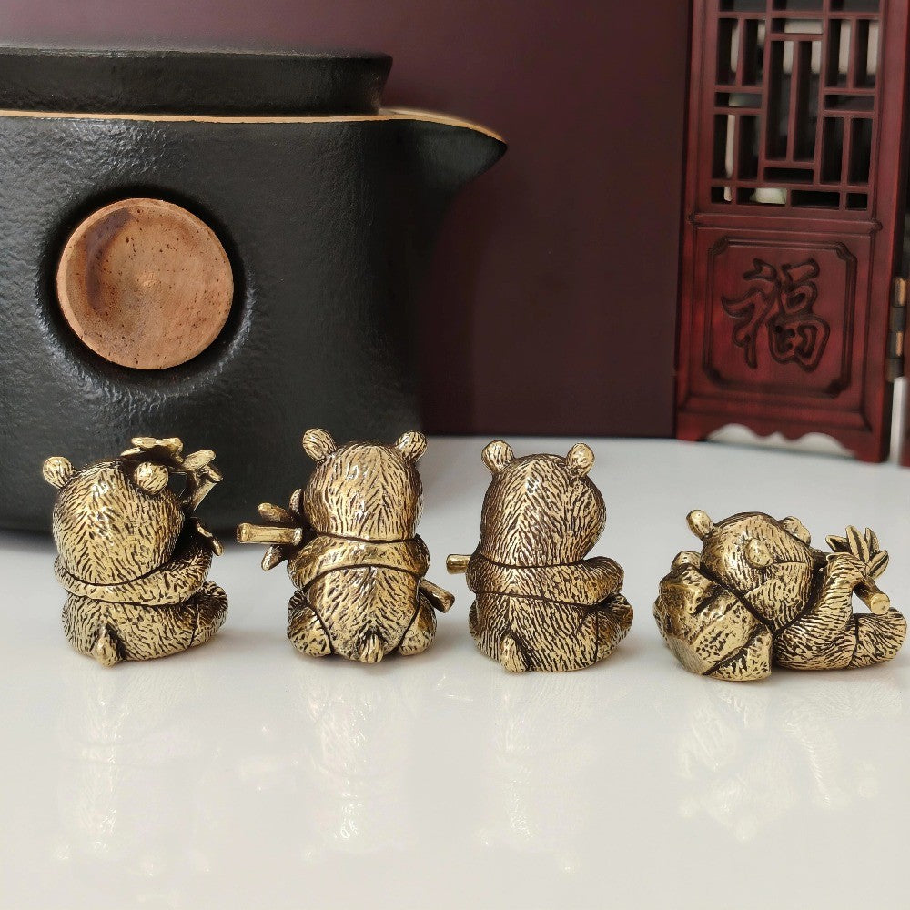 Panda Tea Pet Figurine
