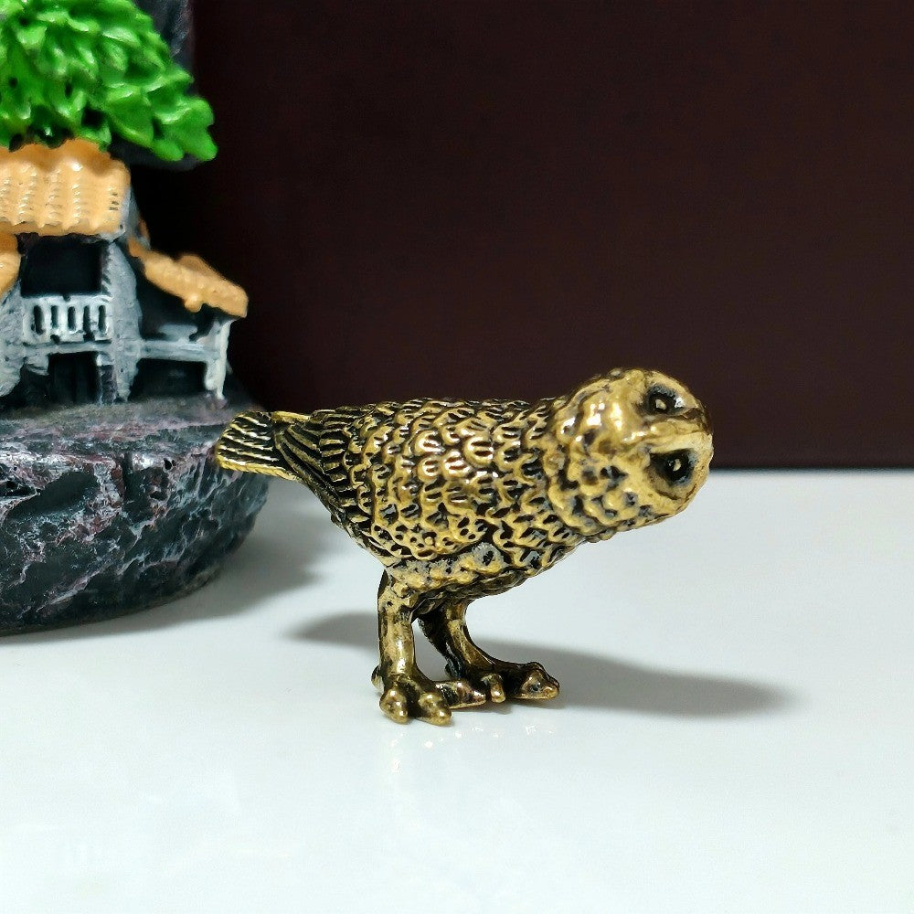 Textured Owl Figurine