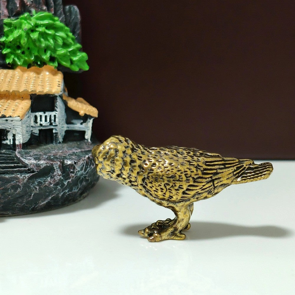 Textured Owl Figurine