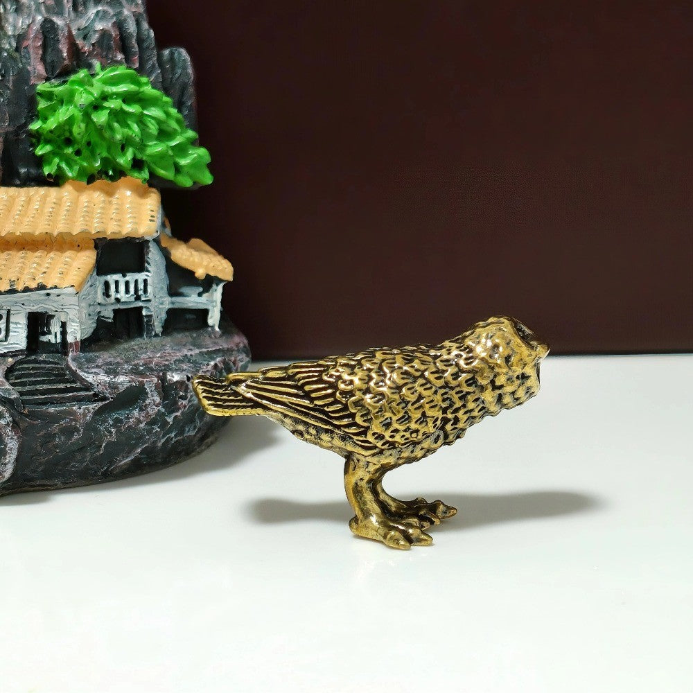 Textured Owl Figurine