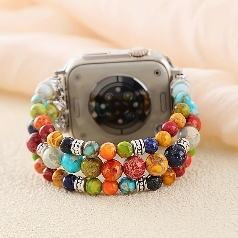 Multicolor Bead Watch Band