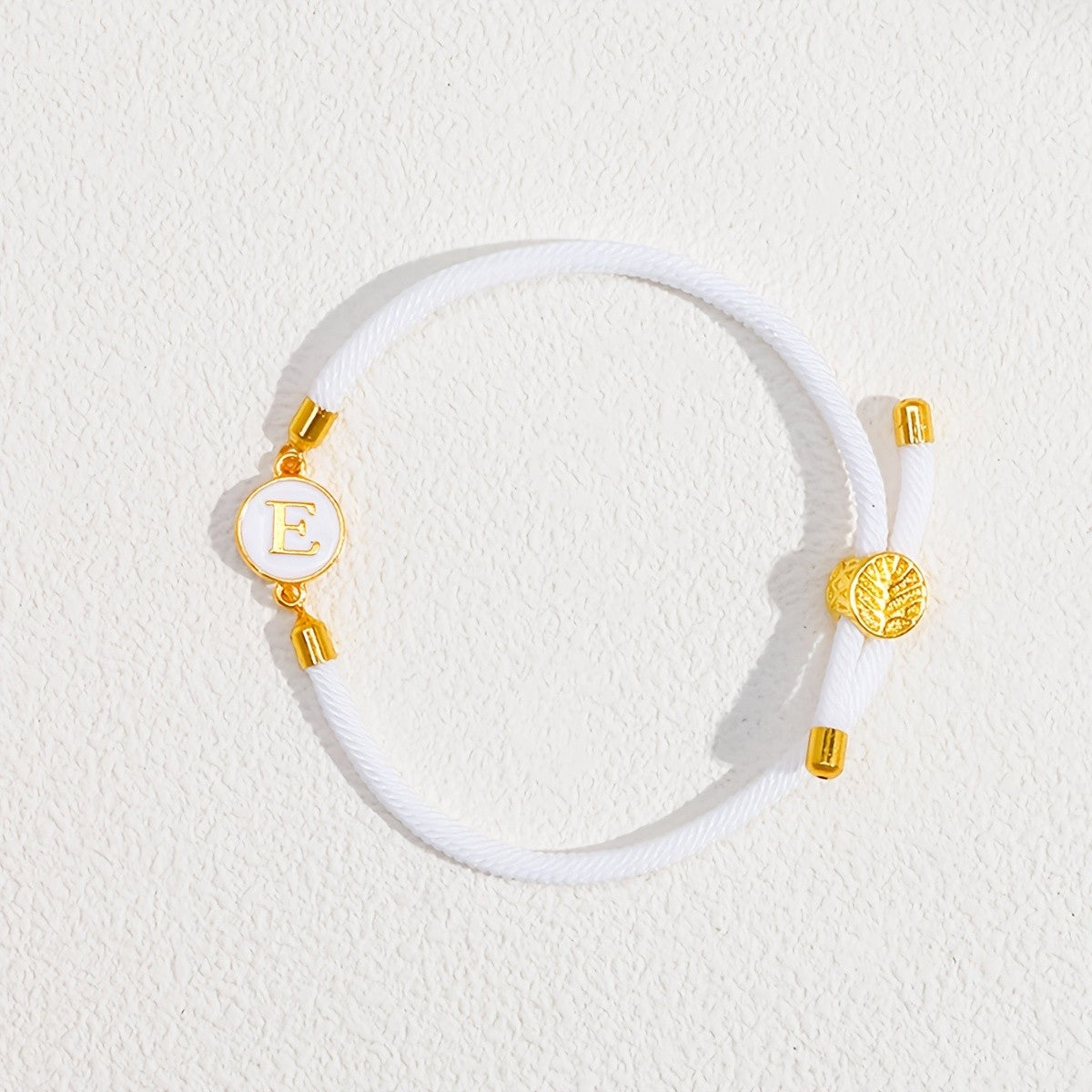 Initial Woven Cord Bracelet