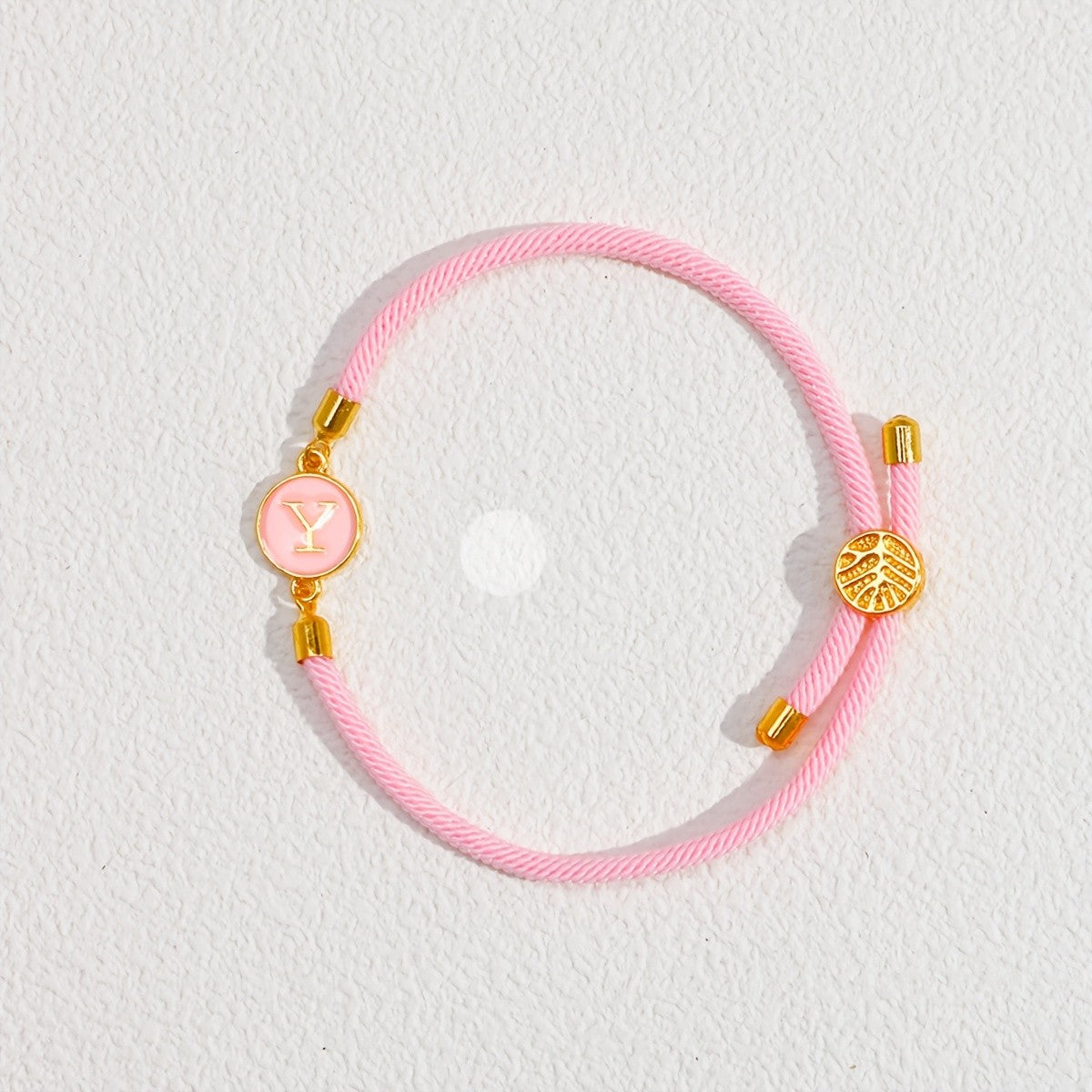 Initial Woven Cord Bracelet