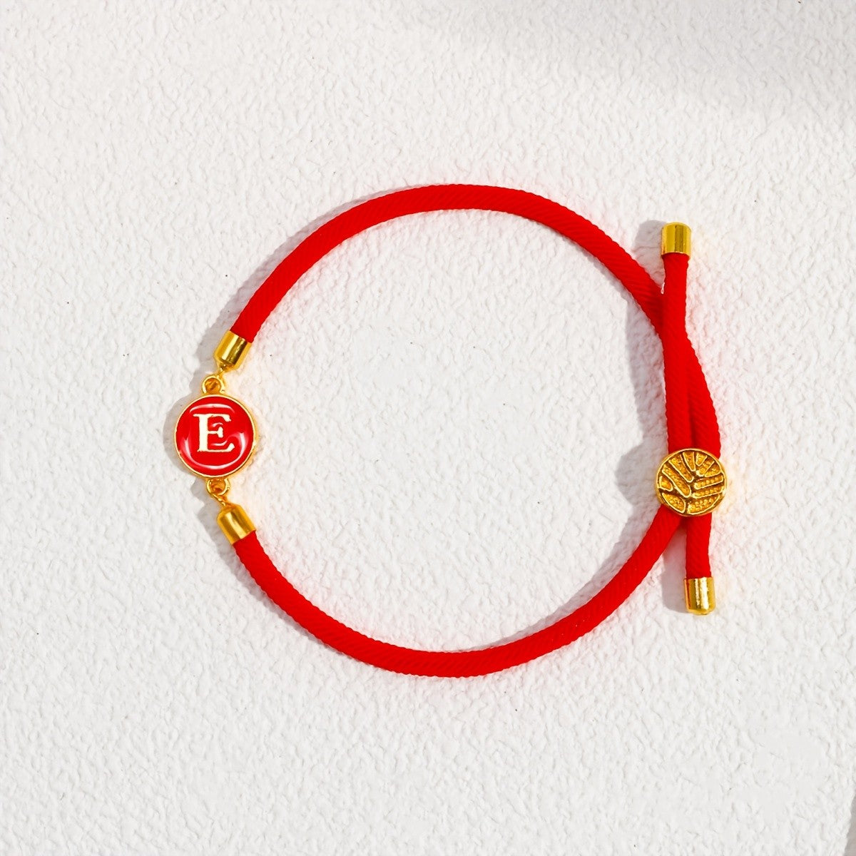 Initial Woven Cord Bracelet