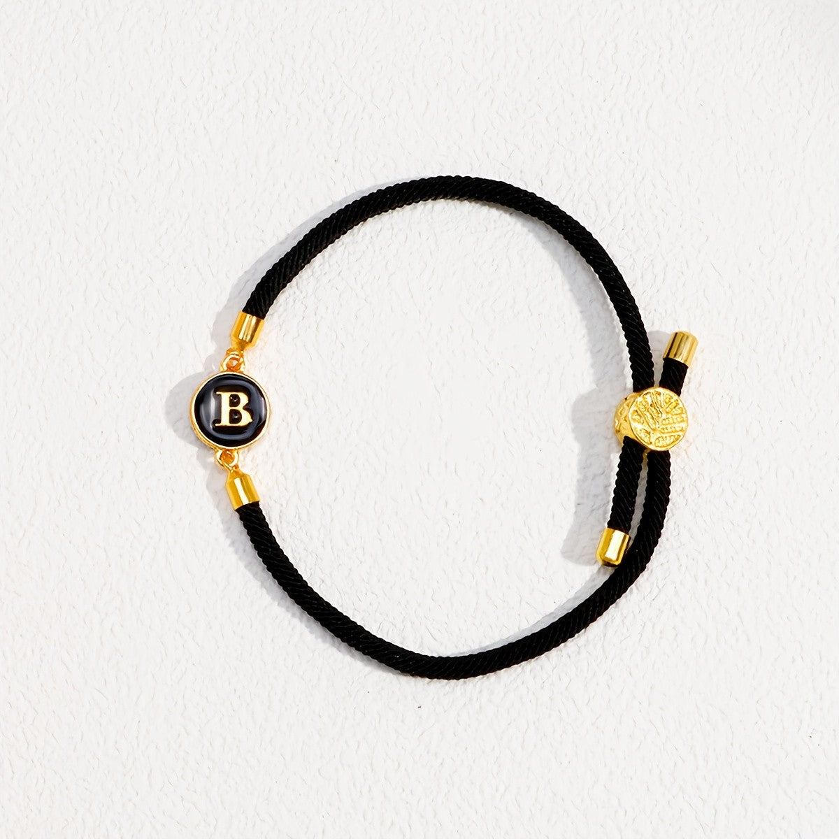 Initial Woven Cord Bracelet