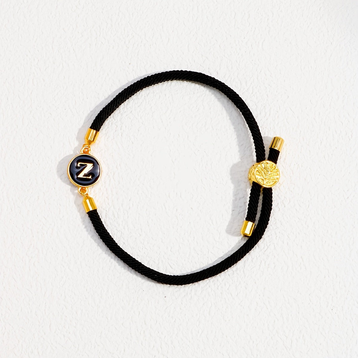 Initial Woven Cord Bracelet