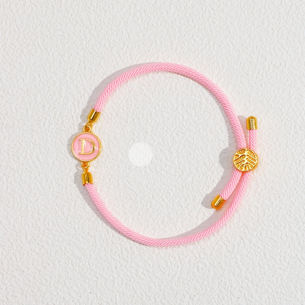 Initial Woven Cord Bracelet