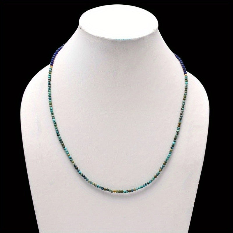 Turquoise & Lapis Stone Necklace