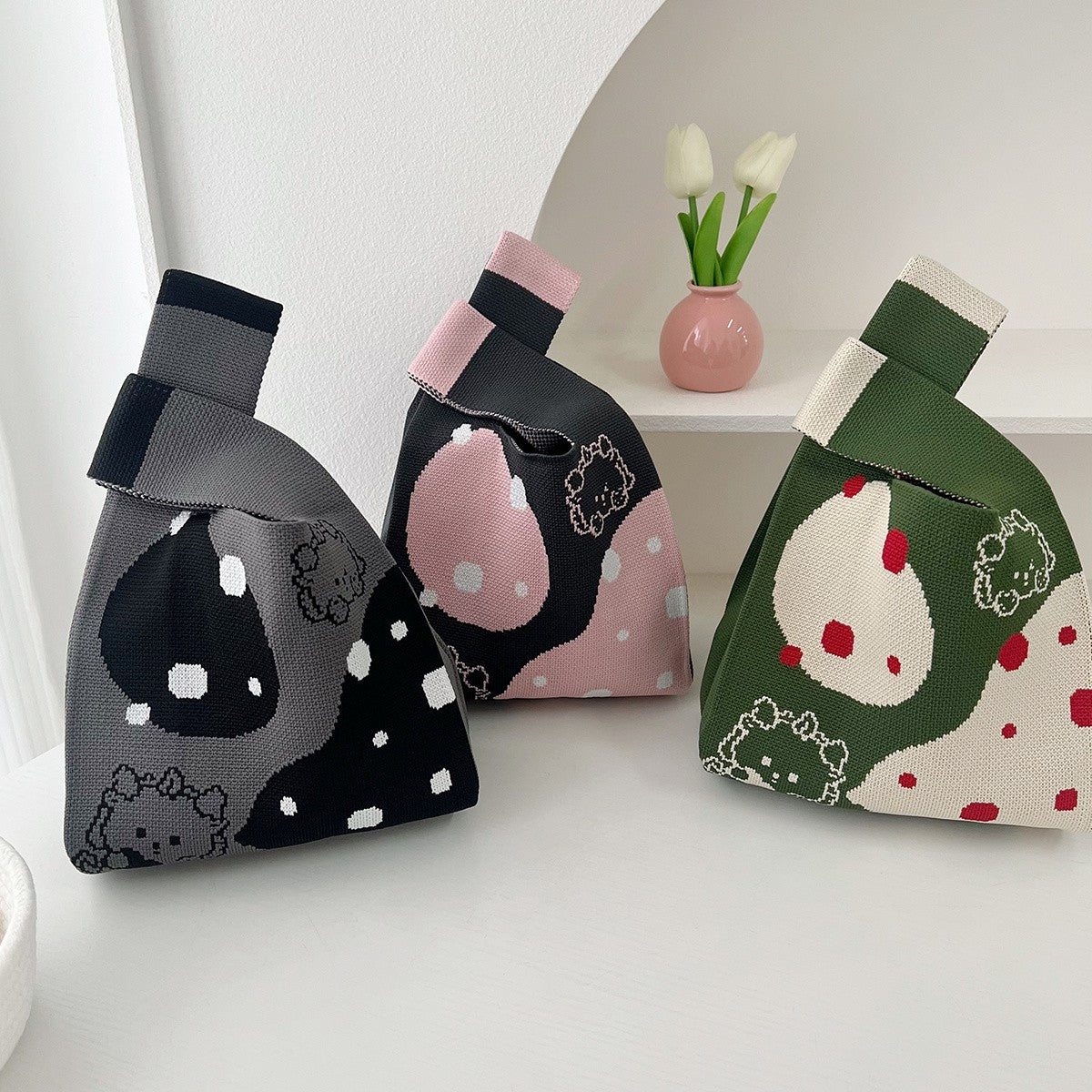 Cat Print Tote Bag