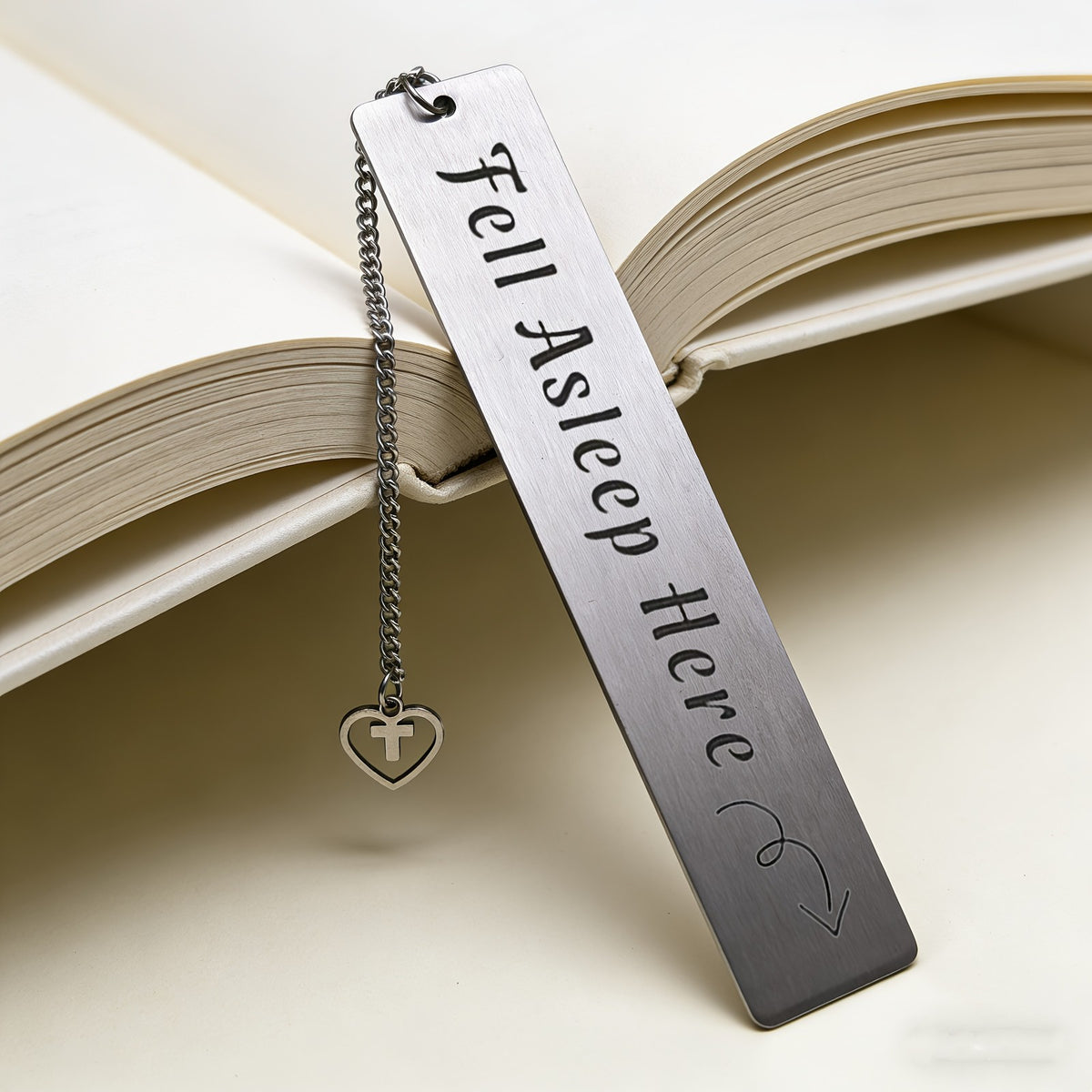 "Fell Asleep Here" Bookmark