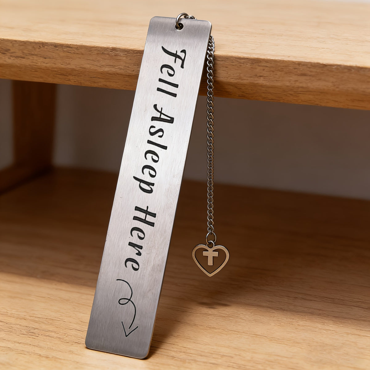 "Fell Asleep Here" Bookmark