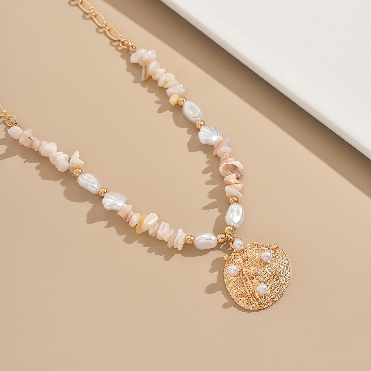 Shell Bead Necklace