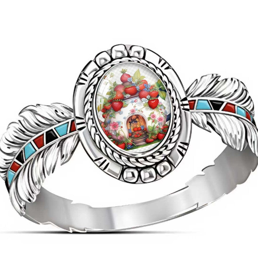 Strawberry Teapot Ring