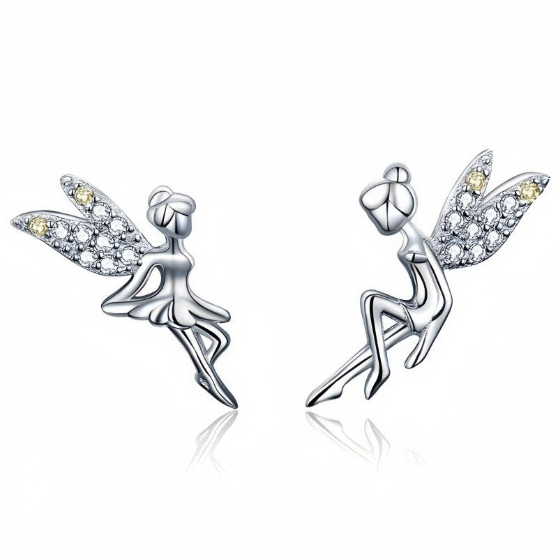 Crystal Fairy Stud Earrings