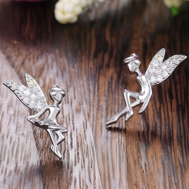 Crystal Fairy Stud Earrings