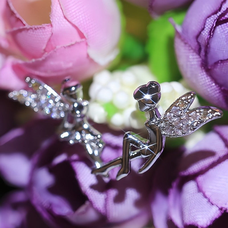 Crystal Fairy Stud Earrings