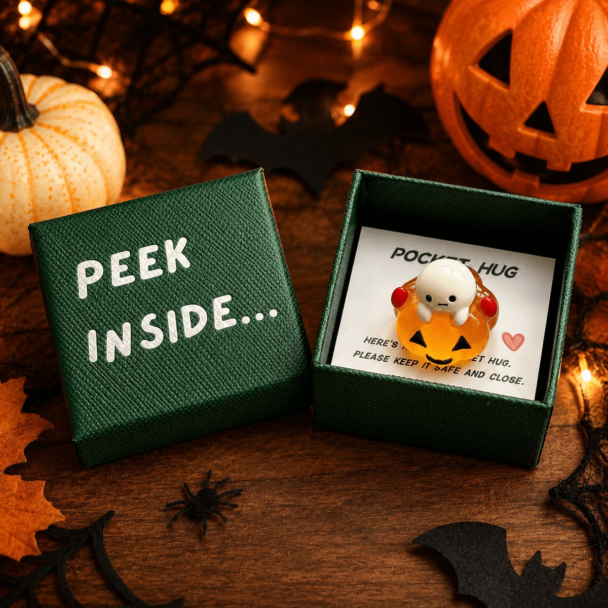 Pocket Hug Pumpkin Charm