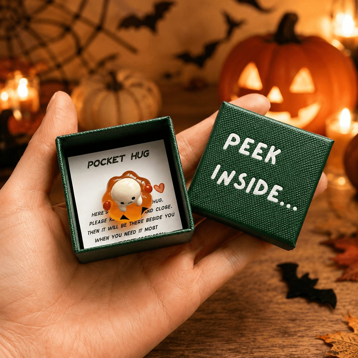 Pocket Hug Pumpkin Charm