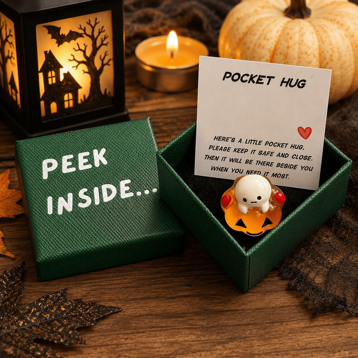 Pocket Hug Pumpkin Charm