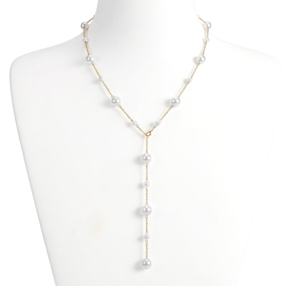 Pearl Lariat Necklace