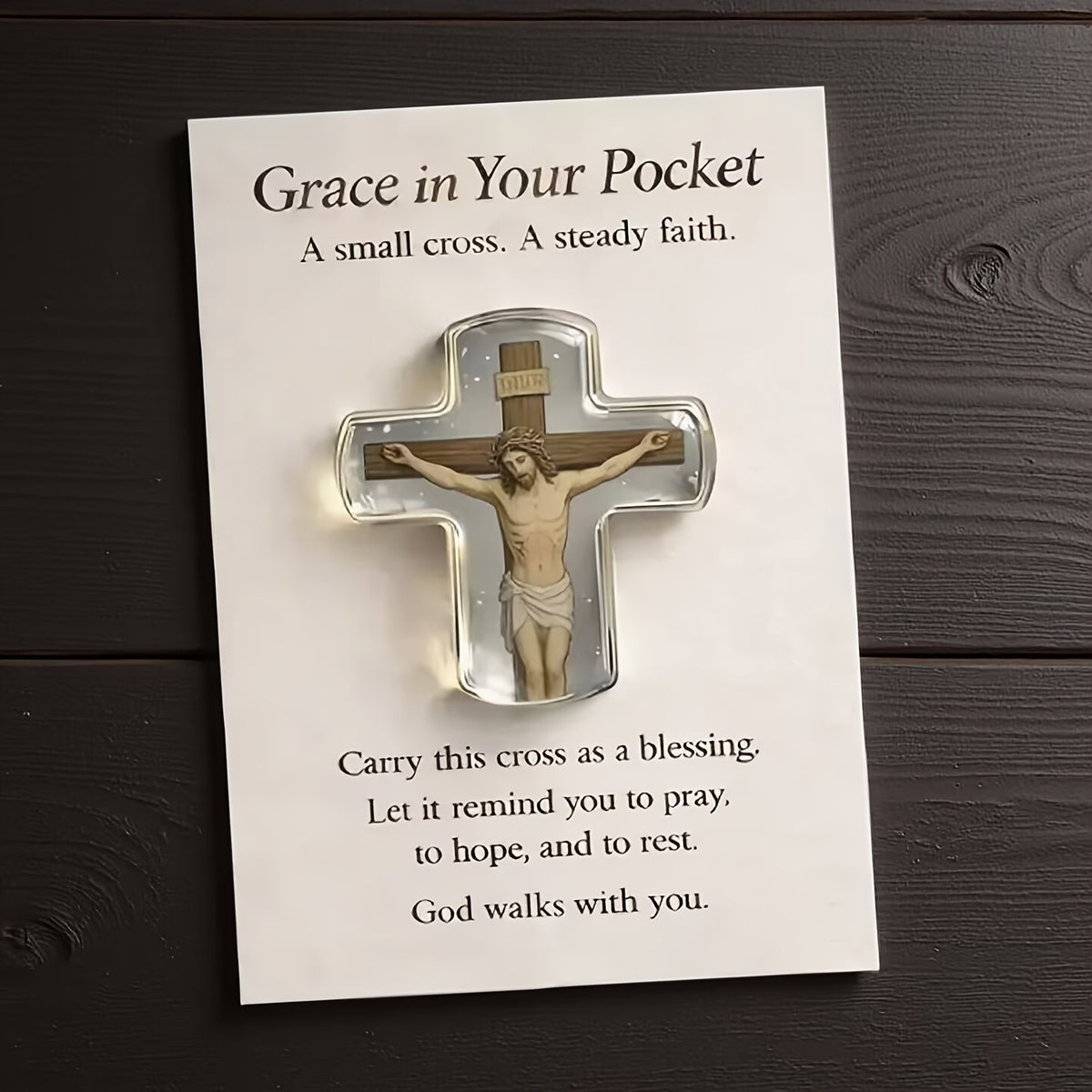 Jesus Cross Greeting Card