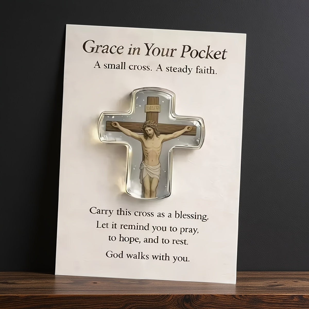 Jesus Cross Greeting Card