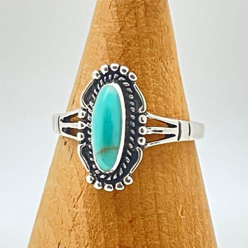 Turquoise Oval Statement Ring