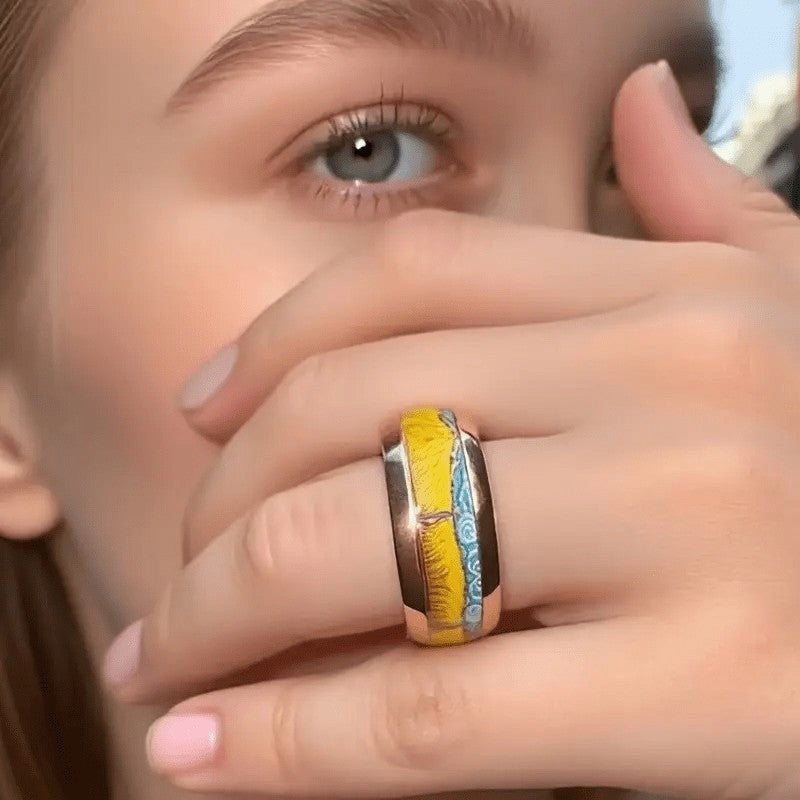 Wheat Field Landscape Ring