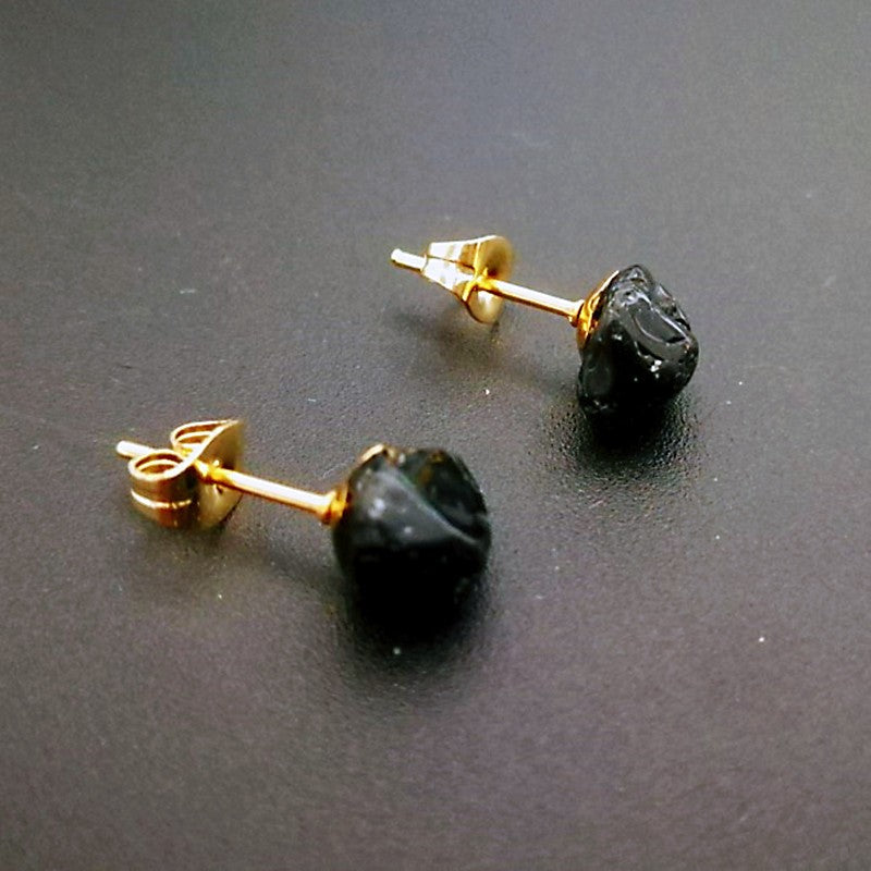 Turquoise Chip Stud Earrings
