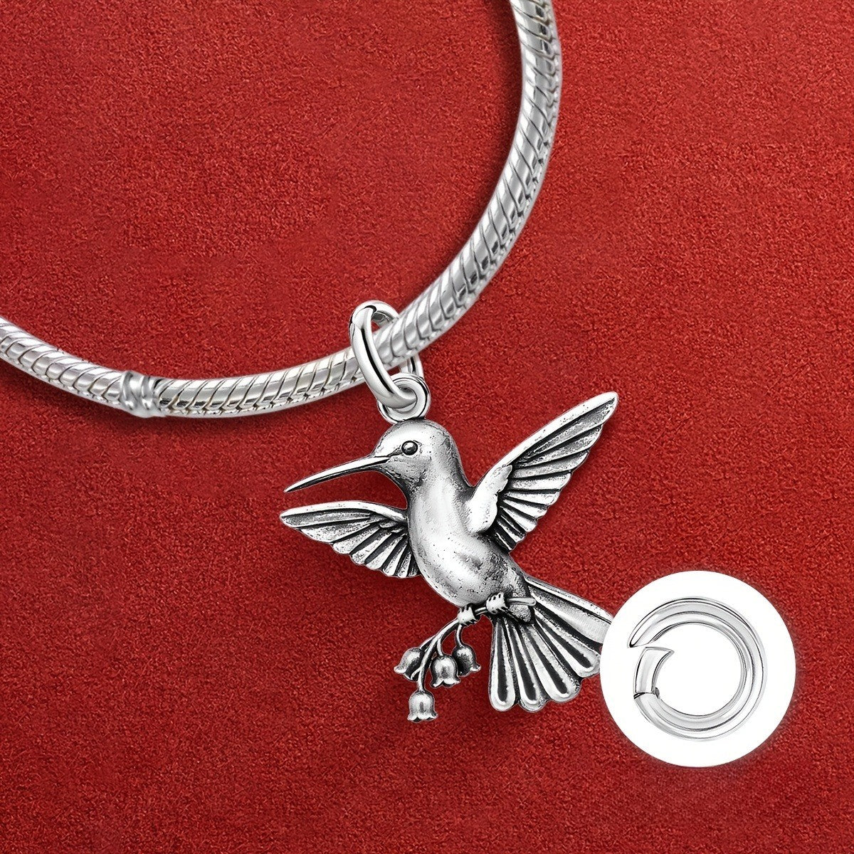 Hummingbird Charm Pendant